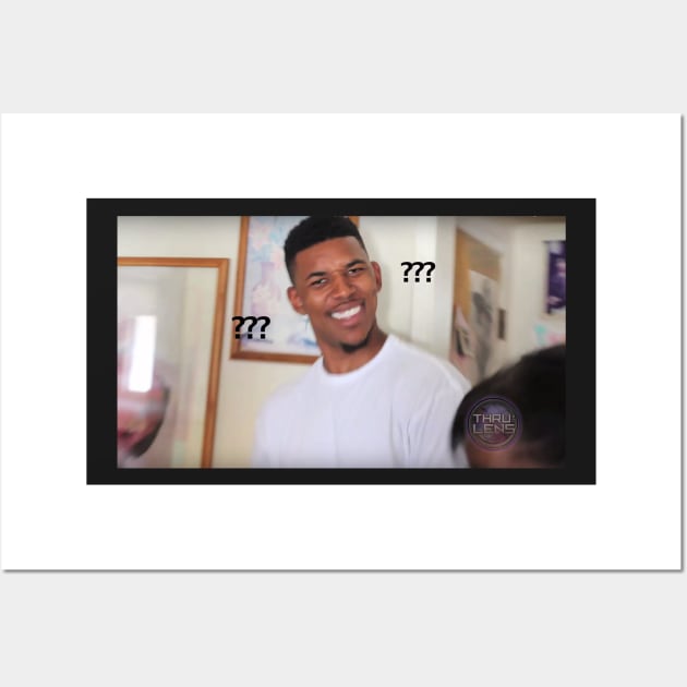 Confused Nick Young Wall Art by FlashmanBiscuit